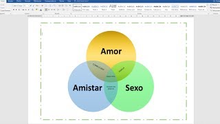 Tutorial como hacer un diagrama de venn en word [upl. by Anavlys]