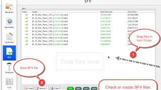 Check and create SFV files [upl. by Eibor]