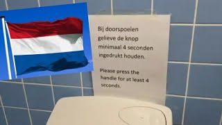 🇳🇱 NETHERLAND TOILET 🇳🇱 quotSPHINX Washout Bowl and WISA Cisternquot [upl. by Stacy]