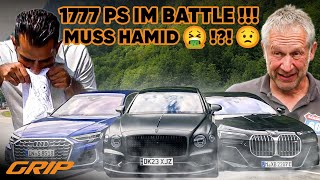 LUXUSPOWERLimo3🤜🤛💥🔥Niki amp Hamid Bentley vs Audi vs BMW 🤜 😲🏁🏎️ I GRIP [upl. by Bliss983]