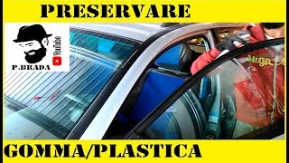 Come preservare la gomma e la plastica dallinvecchiamento by Paolo Brada DIY [upl. by Oicnedurp17]