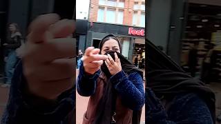 QUEEN of FAKE Beggars TURNS into a NINJA Assaulting Public Cameraman shorts [upl. by Llenrub]