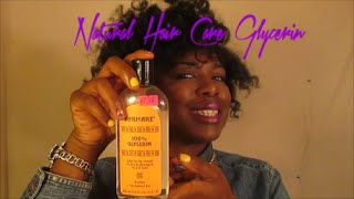 Natural Hair Care Glycerin [upl. by Stalder8]