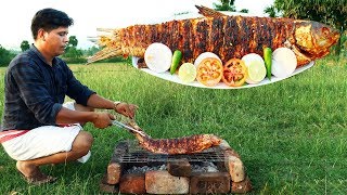 Primitive Technology big fish Cooking and Eating delicious [upl. by Bow]