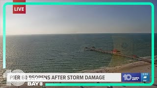 Pier 60 fully reopens after damage from Hurricane Idalia [upl. by Weisbrodt]