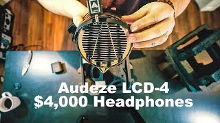 Audeze LCD4 Headphone Unboxing Video 4000 Headphones [upl. by Rainwater]