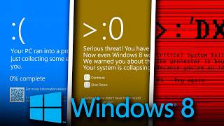 Windows 8 New Kill Screen My OS forced me to update [upl. by Bettine]