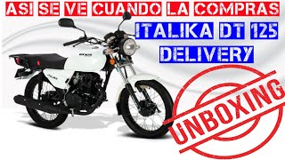 Así es la Italika DT125 DELIVERY a detalle Grabado en Full HD espero disfruten las tomas [upl. by Nnyre759]