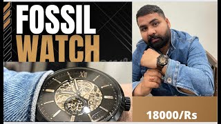 FOSSIL TOWNSMAN AUTOMATIC WATCH FOR MEN 48MM  AUTOMATIC WATCH FOSSIL [upl. by Fosque]