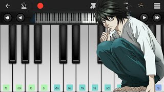 LS THEME  DEATH NOTE ON PERFECT PIANO [upl. by Sanjiv698]