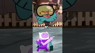 zach vs finn quotZach vs Finn Clash of the Cartoon Titansquot gumball cartoon fypシ [upl. by Lorianna]