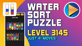 Water Sort Puzzle Level 3145 Walkthrough 42 Moves [upl. by Akemyt]