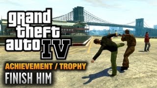 GTA 4  Finish Him Achievement  Trophy 1080p [upl. by Rintoul]