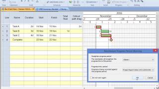 Powerproject v14002 New Features  Critical Path Drag Part 1 [upl. by Aihtnis184]