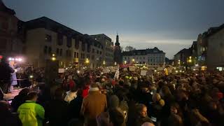 Bad Kreuznach Germany January 30 2024 Demokratie Verteidigen demo [upl. by Nailluj]