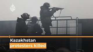 Kazakhstan ‘Protesters and police killed’ as unrest grows [upl. by Otnicaj]