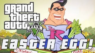 Grand Theft Auto 5  Superhero quotImpotent Ragequot Easter Egg GTA V [upl. by Oliva733]