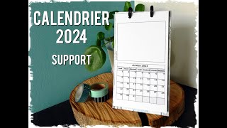 Tuto support  Calendrier 2024 [upl. by Diamond]