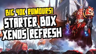 BIG 40K RUMOURS 10th Starter Box Xenos Refresh Primarch Returning [upl. by Llesirg]