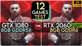 GTX 1080 vs RTX 2060 Super  Test In Mid 2023  12 Games Tested [upl. by Anassor]