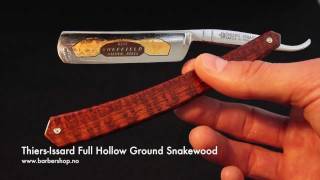 ThiersIssard Full Hollow Ground Snakewood [upl. by Michaela]