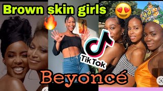 Brown skin girl Beyoncé ft wizkid Tik tok compilation beyonce wizkid brownskingirl 🔥15 [upl. by Calandra]