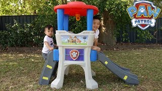 Patrol Lookout Climber Kids Outdoor Playtime Fun With CKN [upl. by Eedya346]