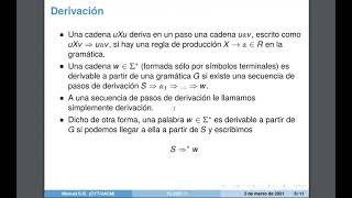 Lección 5 Gramáticas regulares UACM  TC [upl. by Yerocaj]