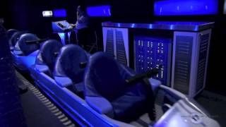 Space Mountain Front Row Nightvision HD Magic Kingdom Walt Disney World [upl. by Gnouhk188]