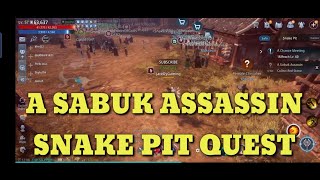 A SABUK ASSASSIN MIR4 SNAKE PIT QUEST [upl. by Virgilio254]