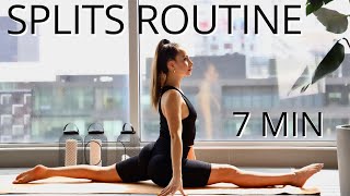 7 MIN STRETCH FOR SPLITS  How To Get Your Splits  Increase Flexibility  Daniela Suarez [upl. by Groot644]