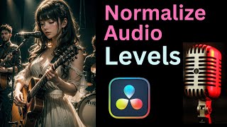 Normalize Audio Levels In Davinci Resolve Delivery [upl. by Grega]