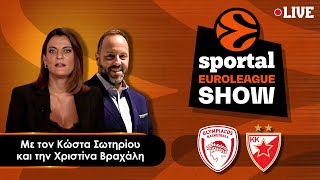 🔴Ολυμπιακός  Ερυθρός Αστέρας 8883 Sportal Euroleague Show  Νίκη με Φαλ και Πίτερς σε beast mode [upl. by Asirb]