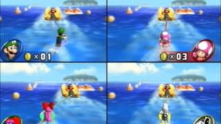 Mario Party 8 Minigames  Water Ski Spree [upl. by Ykcor267]