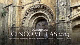 LAS CINCO VILLAS Ejea de los Caballeros Sabadá Sos del Rey Uncastillo Tauste Zaragoza 202310 [upl. by Dunston252]