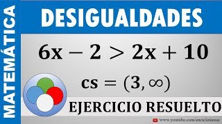 EJERCICIOS RESUELTOS DE DESIGUALDADES LINEALES CON UNA VARIABLE  PARTE 2 [upl. by Ttimme932]