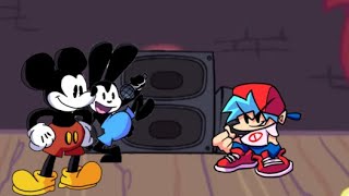 FNF  Rabbit and Mouses Luck Rabbits Luck but BF Mickey and Oswald sing it [upl. by Hube]