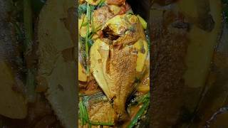 Pomfret Rupchada pomfretfishcurry rupchorcha subscribeformore subscribe bangladeshifish nj [upl. by Cimbura]