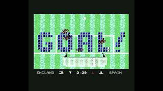 Spain vs England England European Football Championship 2024 on the C64 [upl. by Alikam]