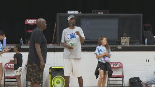 Derrick McKey hosts annual basketball camp in Lauderdale County [upl. by Mano]