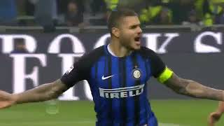 INTER  Milan 32 Tripletta Icardi 15102017Audio stadio [upl. by Haag]