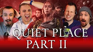 A QUIET PLACE PART II 2020 MOVIE REACTION  First Time Watching [upl. by Devi]