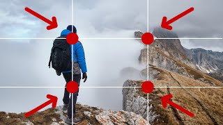 5 reglas de COMPOSICIÓN FOTOGRÁFICA APRENDE con ejemplos 📸 [upl. by Wilie175]