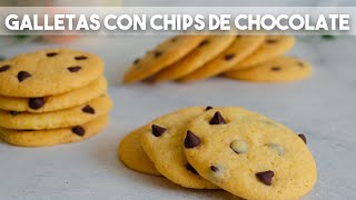 GALLETAS CON CHIPS DE CHOCOLATE GALLETITAS PEPITOSTODDY [upl. by Nacim]