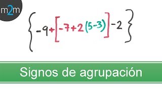 Resolver operaciones con PARÉNTESIS CORCHETES y LLAVES │Ley de los Signos [upl. by Florina843]