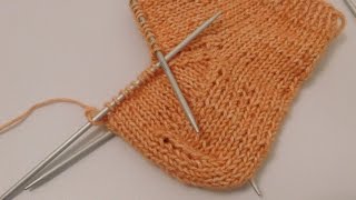 Die klassische Ferse  Socken stricken  Käppchenferse [upl. by Kiran]