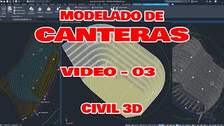 Civil3D CANTERAS  VIDEO 03 Taludes y Banquetas [upl. by Huff]