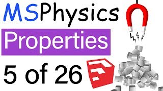 MSPhysics Plugin for SketchUp  Object Properties  5 of 26 [upl. by Aland941]