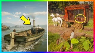 10 Unique amp RARE Vehicles That You Didnt Know You Could Use In Red Dead Redemption 2 RDR2 [upl. by Wenona]