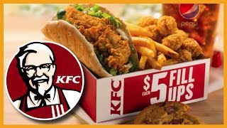 KFC Kentucky Flatbread Spicy Chicken Box Meal Review [upl. by Maisey]